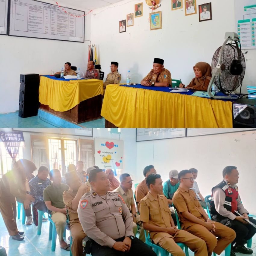 Camat Tanjung Tiram Pimpin Koordinasi Bersama Polsek Talawi Tangani Tawuran Remaja di Desa Suka Jaya