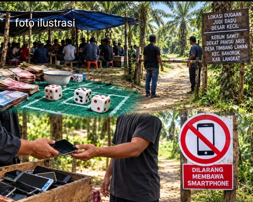 Diduga Beromzet Ratusan Juta, Praktik Judi Dadu di Bahorok Langkat Tuai keresahan Warga