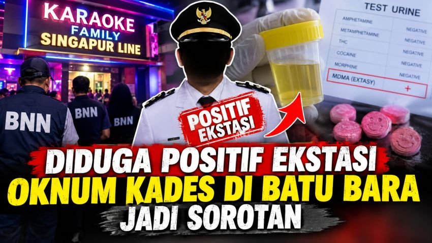 Diduga Positif Ekstasi Saat Pemeriksaan BNN, Oknum Kades di Batu Bara Jadi Sorotan
